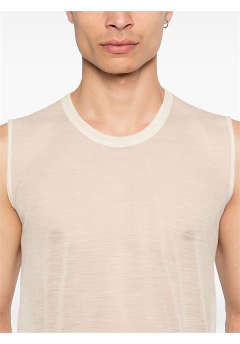 basiic sl t tank top man butter RICK OWENS | RU01F2151 JWR81